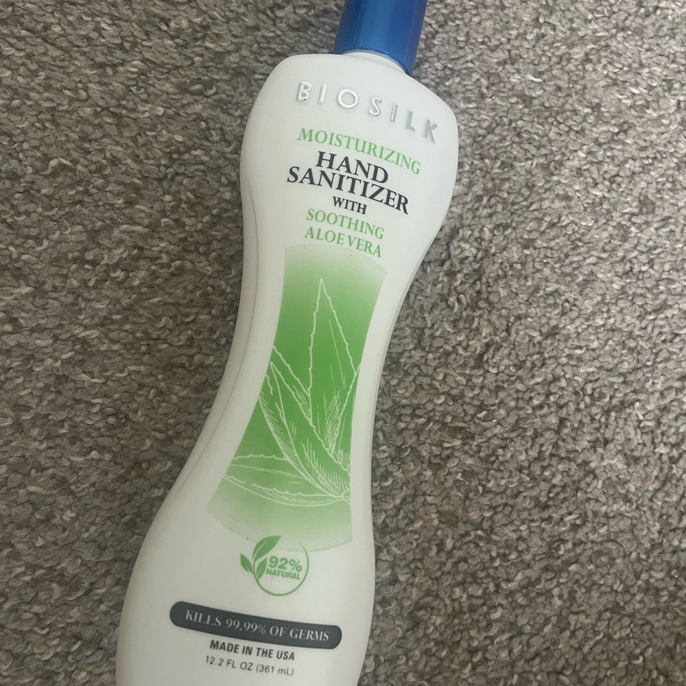 Biosilk Hand Sanitizer with Aloe Vera - Blue and Green